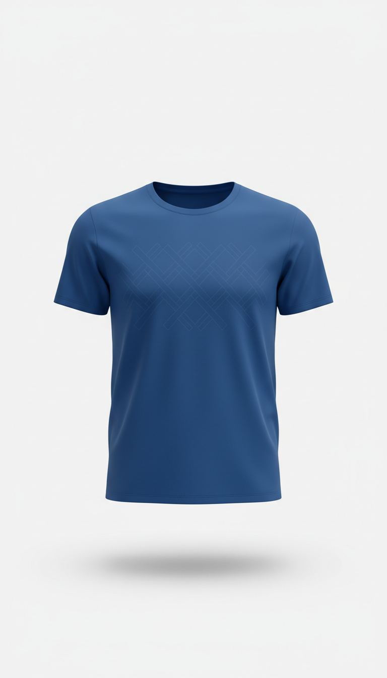 Cotton T-shirt with Discreet Branding