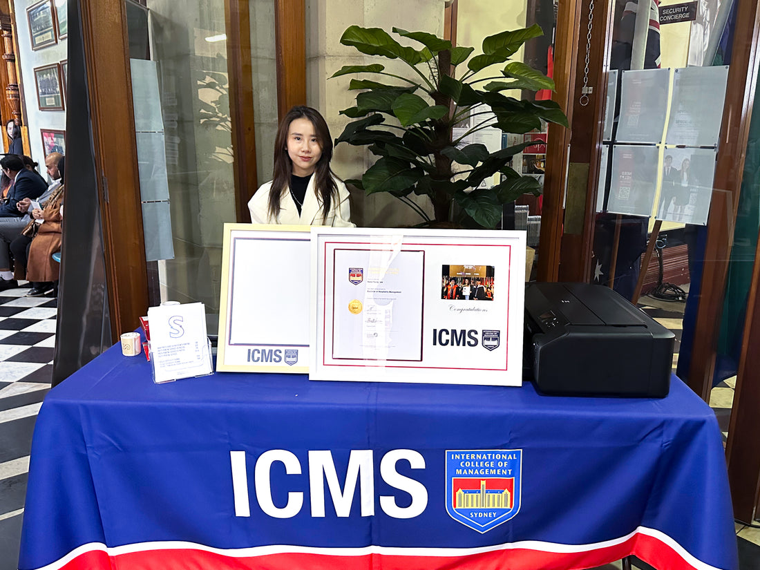 ICMS Graduation 2024 Certificate Framing 