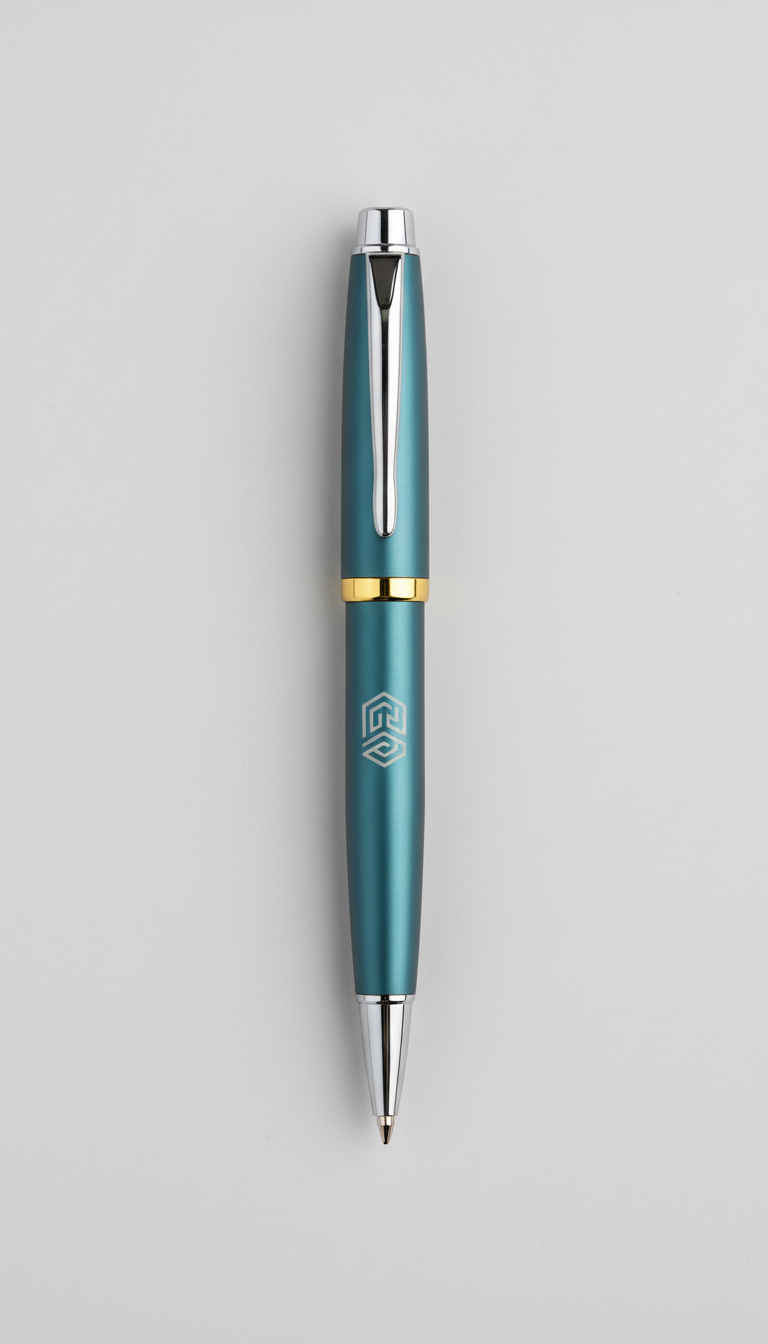 Metal Ballpoint Pen with Engraved Logo