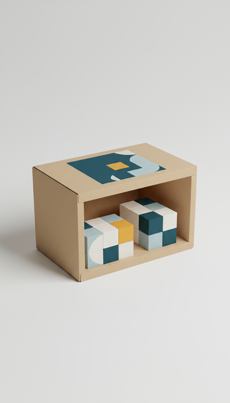 Cardboard Shipping Box with Branding Option