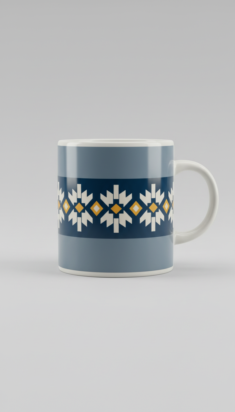 Ceramic Mug with Printed Brand Design